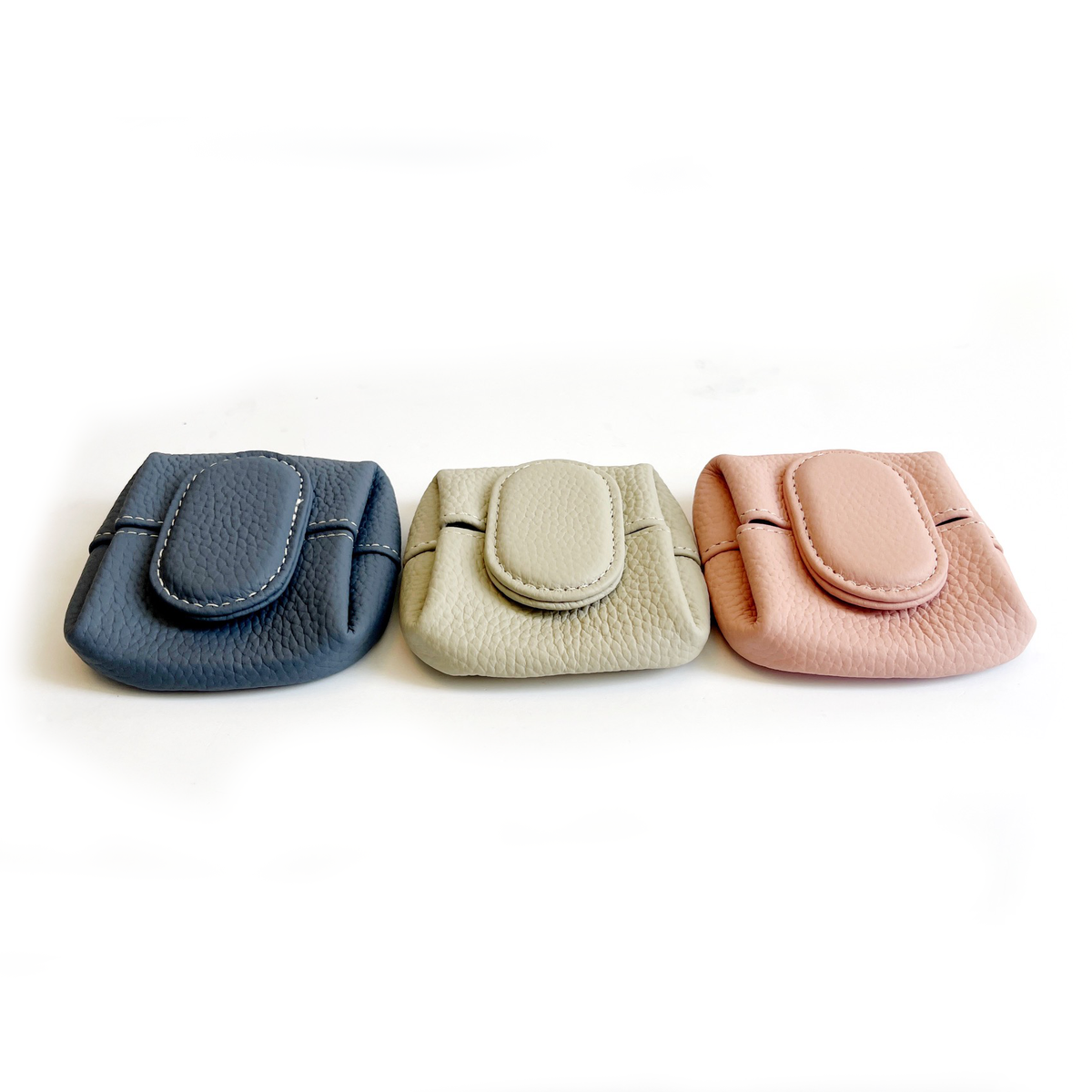 Flat leather pouch sale