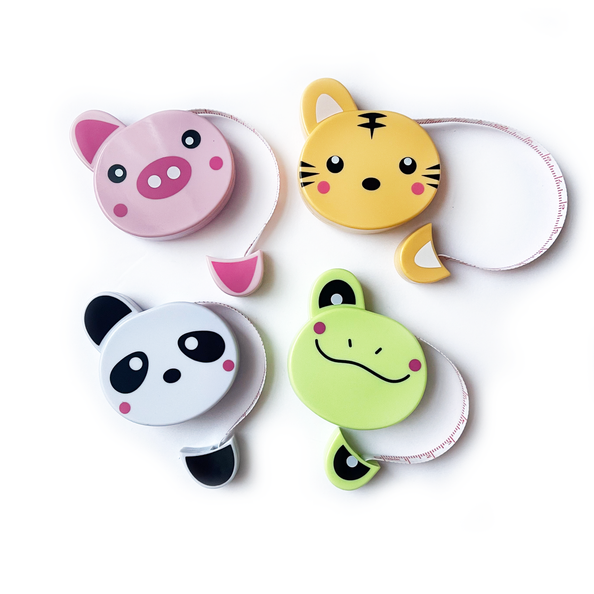 Pink Frog Retractable Tape Measure