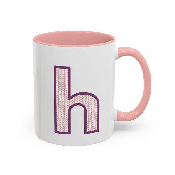 Sweater Letter Mug - H