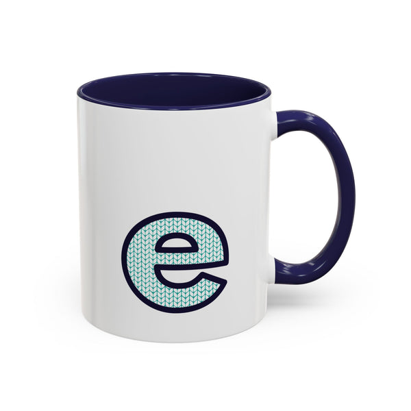 Sweater Letter Mug - E