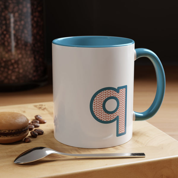 Sweater Letter Mug - Q