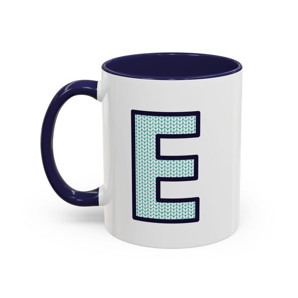 Sweater Letter Mug - E