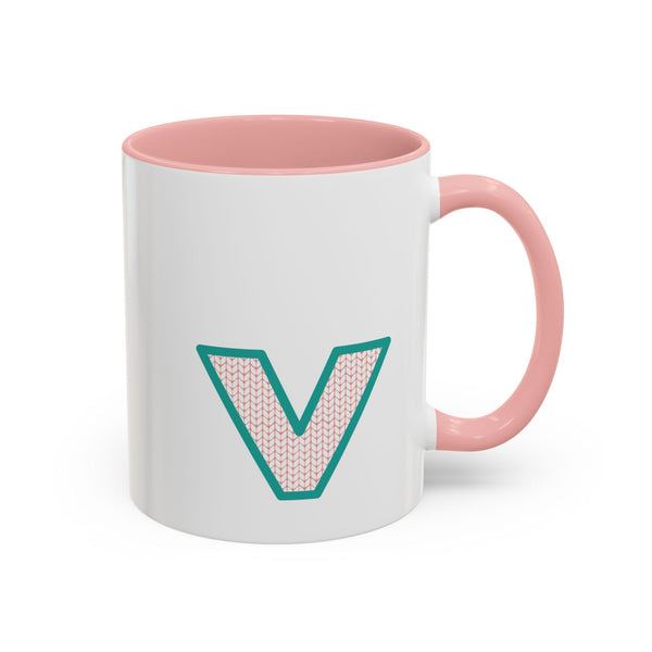 Sweater Letter Mug - V