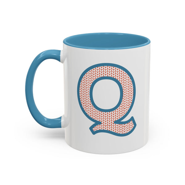 Sweater Letter Mug - Q