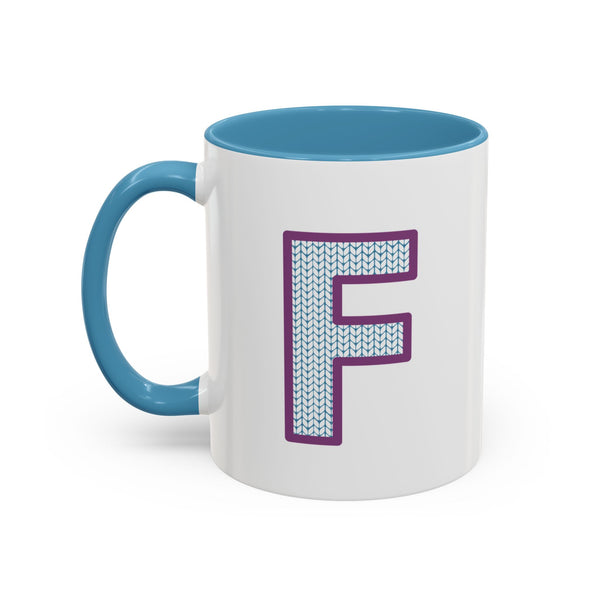 Sweater Letter Mug - F