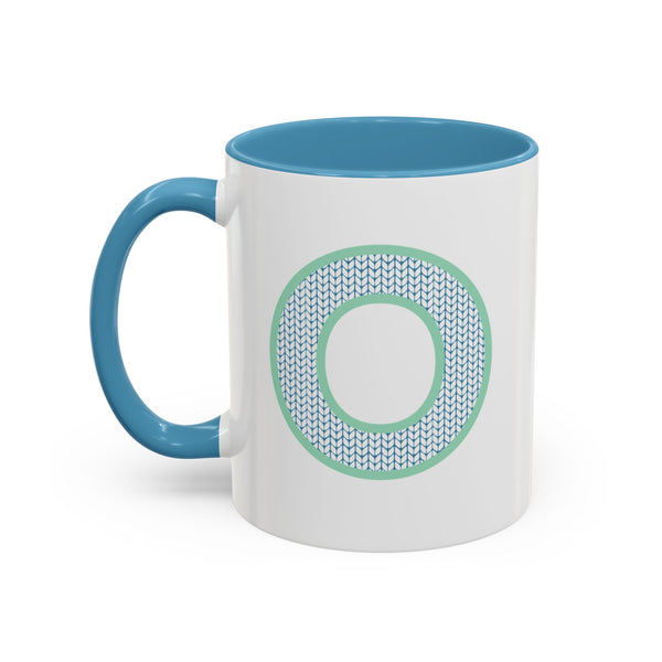 Sweater Letter Mug - O