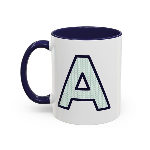 Sweater Letter Mug - A