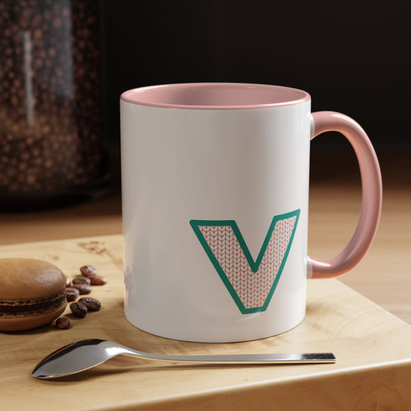 Sweater Letter Mug - V