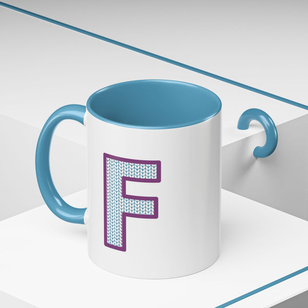 Sweater Letter Mug - F