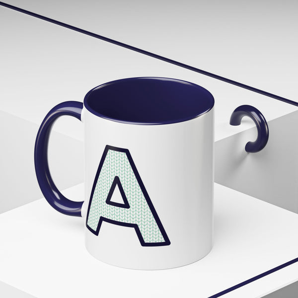 Sweater Letter Mug - A