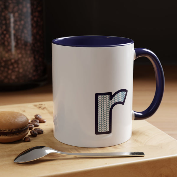 Sweater Letter Mug - R