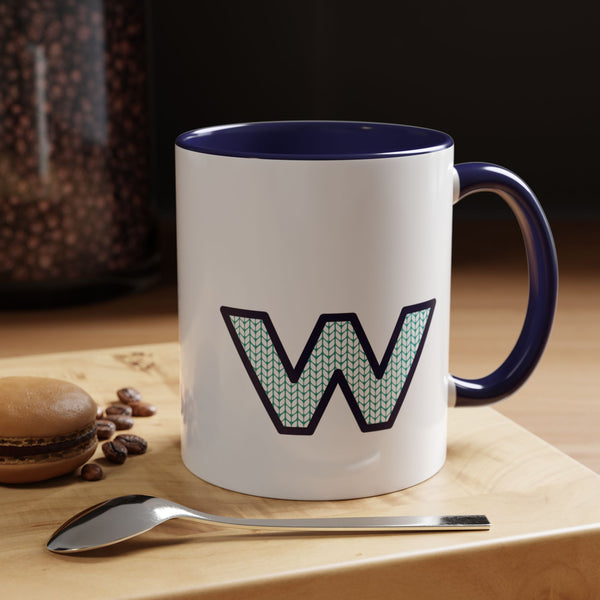 Sweater Letter Mug - W