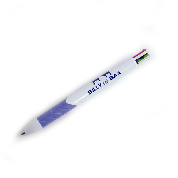 4 Color Retractable Pen