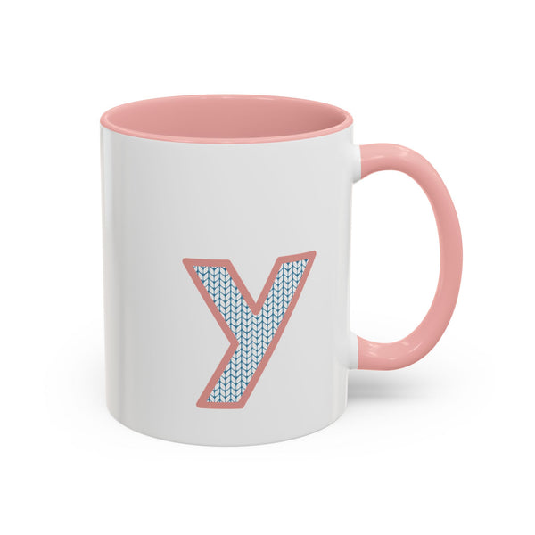 Sweater Letter Mug - Y