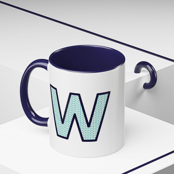 Sweater Letter Mug - W