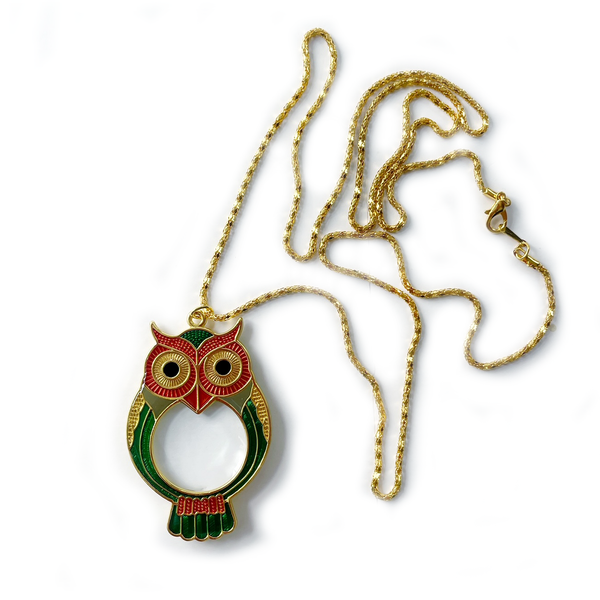 Owl Magnifier Necklace