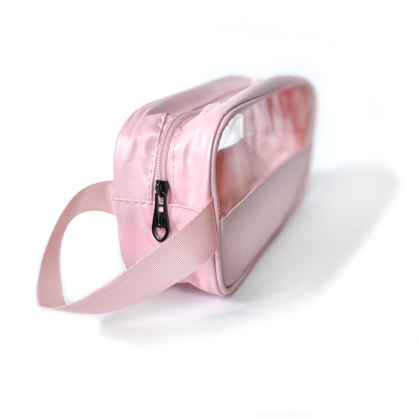 Pink Window Zipper Bag