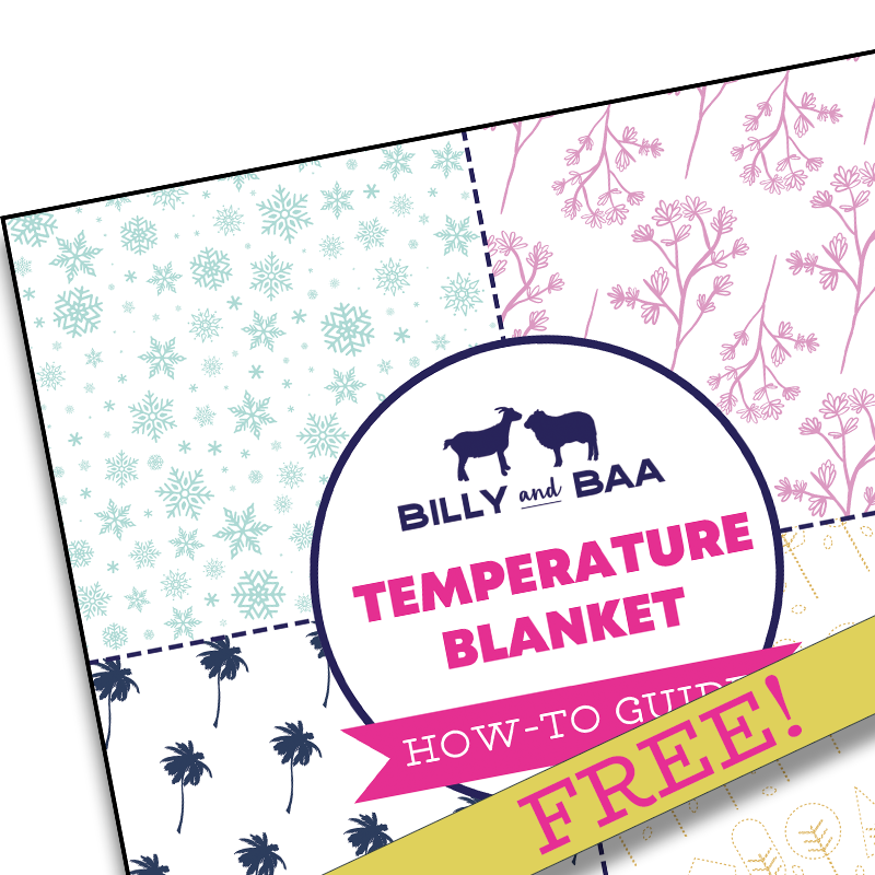 How to Make a Temperature Blanket – Billy and Baa
