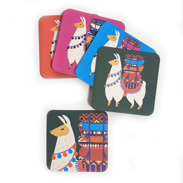 Wild Llama Coasters