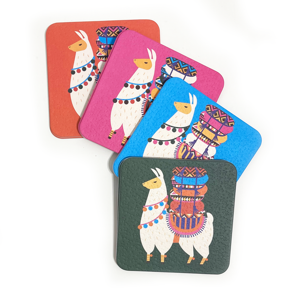 Wild Llama Coasters