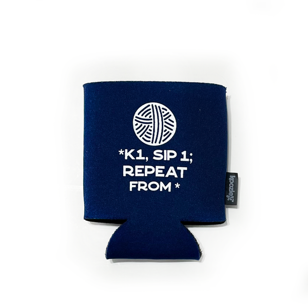 Knit 1 Sip 1 Koozie