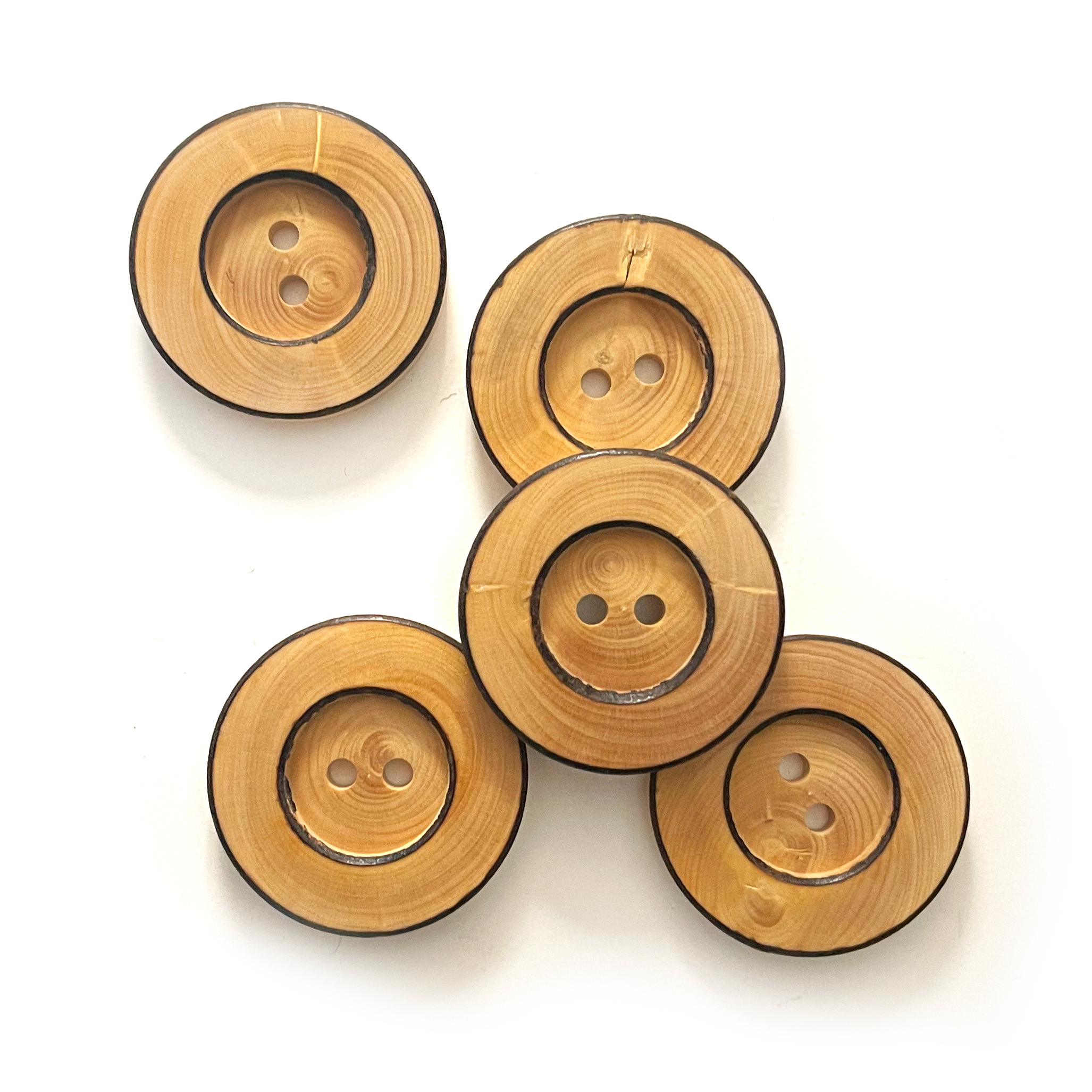 Black Wood Toggle Buttons