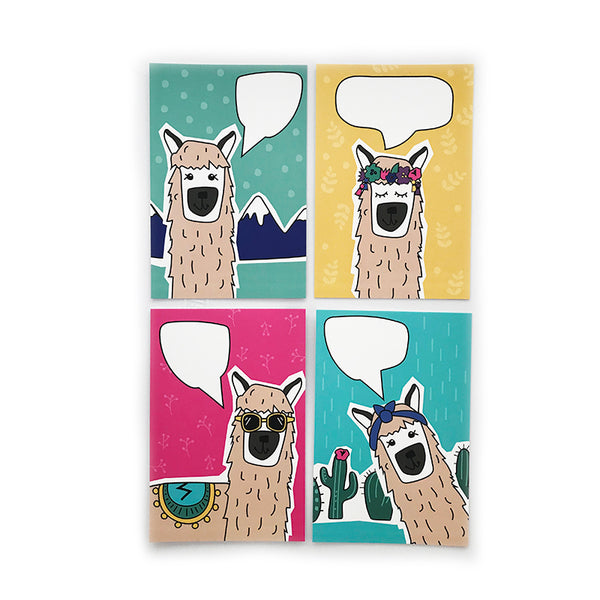 Hello Llama Postcards